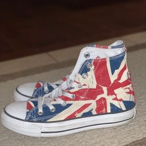 Hightop Converse - Union Jack Print